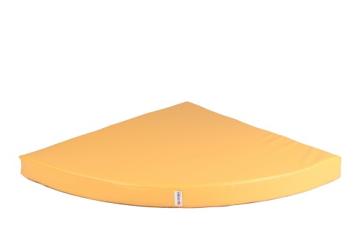 Materac trójkąt żółty