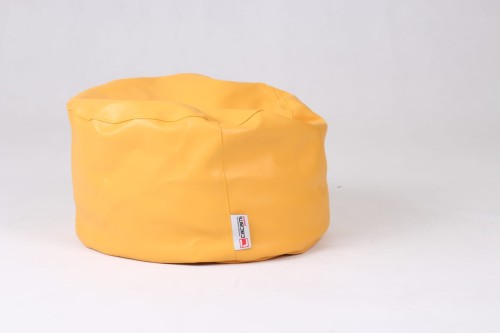 Poducha do siedzenia - średnica 45cm x wysokość 28 cm - żółta