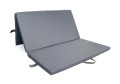 Materac gimnastyczny "Walizka,, szary Maxi 200x120x5