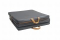 Materac gimnastyczny "Walizka,, szary MINI 200x60x5