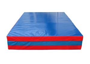 Materac Asekuracyjny Tatami JUMP 300x200x40cm bez antypoślizgu niebieski