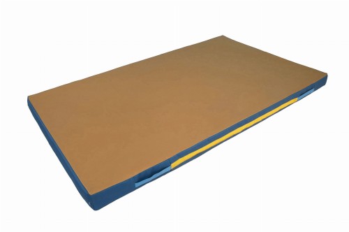 Materac Gimnastyczny ECOLE 200x120x10cm antypoślizg beżowy