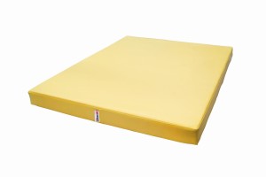 Materac Gimnastyczny ECOLE 120x100x10cm MINI bez antypoślizgu żółty
