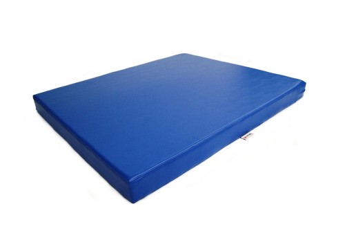 Materac Gimnastyczny ECOLE 120x100x10cm MINI antypoślizg niebieski
