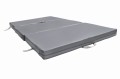 Materac gimnastyczny "Walizka,, szary Large 200x120x10
