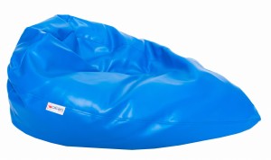 Pufa 62cm x 100cm - niebieska