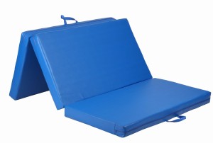 Materac Gimnastyczny WALIZKA 200x120x10cm LARGE niebieska