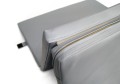 Materac gimnastyczny "Walizka,, szary Maxi 200x120x5
